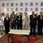 Belivaldo Chagas e Eliane Aquino participam da posse de Silvio Santos como secretário municipal de Saúde -