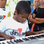 Pacientes e expacientes comemoram a vida  no "Dia da Vitória" no Huse - A enfermeira Elaine Brito