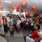 Pacientes e expacientes comemoram a vida  no "Dia da Vitória" no Huse - A enfermeira Elaine Brito