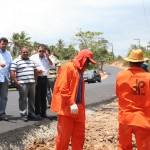 Secretário visita obras de infraestrutura rodoviária em São Cristóvão - Fotos: Ascom/Seinfra