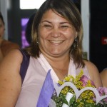 Diretora do Colégio vencedor da edição estadual do Prêmio Gestão Escolar chega dos EUA - Fotos: Ascom/Seed