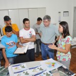 Alunos da UFS assistem à aula de Cartografia Básica na Seplan - Fotos: Eduardo Almeida/Seplan