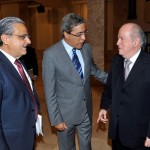 Governador Marcelo Déda reúnese com a bancada federal nordestina - O governador Marcelo Déda (E) ao lado do coordenador da bancada