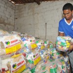 Inclusão entrega cestas de alimentos em Gararu e Porto da Folha - Fotos: Edinah Mary/Seides