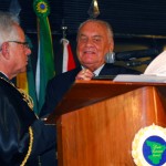 Secretária representa governador em cerimônia de posse de pe. Leeb na ASL - Fotos: Marcelle Cristinne/Secult