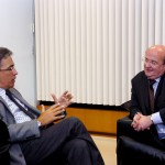 Déda recebe visita do embaixador da Áustria HansPeter Glanzer  -