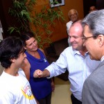 Déda recebe aluno da rede estadual classificado em concurso continental  -