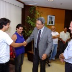 Déda recebe aluno da rede estadual classificado em concurso continental  -