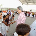 Governador inaugura reforma do ginásio de Campo do Brito -