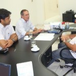Presidente eleito do Sergipe visita o secretário de Esporte e Lazer - Fotos: Ascom/Seel