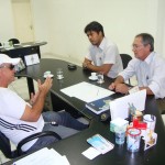 Presidente eleito do Sergipe visita o secretário de Esporte e Lazer - Fotos: Ascom/Seel