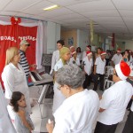 Centro de Oncologia inicia festividades natalinas no Huse - Danilo e a mãe Ana Mirna