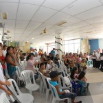 Centro de Oncologia inicia festividades natalinas no Huse - Danilo e a mãe Ana Mirna