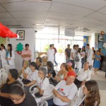 Centro de Oncologia inicia festividades natalinas no Huse - Danilo e a mãe Ana Mirna