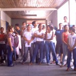 Alunos do 8 de julho participam de campanhas contra o crack  - Fotos: Ascom/Seed