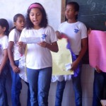 Alunos do 8 de julho participam de campanhas contra o crack  - Fotos: Ascom/Seed
