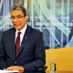 Governador Marcelo Déda concede entrevista à rede de TV CNT - O governador Marcelo Déda em entrevista ao programa Jogo do Poder