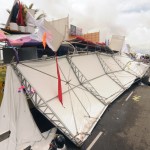Defesa Civil avalia causas da queda de estruturas de camarotes do PréCaju -