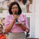 Déda participa da cerimônia de transmissão de cargo à primeiradama Eliane Aquino - A exsecretária da Inclusão e agora secretária adjunta Maria Luci