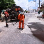 Governo do Estado realiza serviço de recapeamento em São Cristóvão - Foto: Elinaldo Sousa/DER
