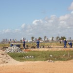 Trechos das obras na Orla da Atalaia Nova seguem em ritmo acelerado  - Fotos: Mario Sousa/Seinfra