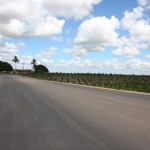 Rodovia entre Umbaúba e Indiaroba já tem oito quilômetros prontos - Governo do Estado está implantando 27 km de rodovia no trecho que liga os municípios de Umbaúba e Indiaroba