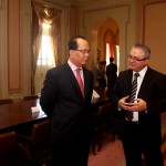 Déda recebe embaixador da China no PalácioMuseu Olímpio Campos - o embaixador da República Popular da China no Brasil