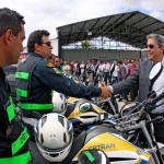 motocicletas e ônibus adaptado para a SSP  -