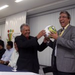 Governador Marcelo Déda é homenageado no lançamento do Campeonato Sergipano de Futebol -