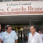 Secretário visita reforma do Colégio Estadual Presidente Castelo Branco  -