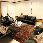 Déda recebe a visita do novo comandante da 6ª Região Militar -