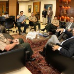 Déda recebe a visita do novo comandante da 6ª Região Militar -