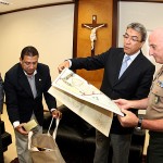 Déda recebe a visita do novo comandante da 6ª Região Militar -