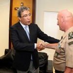 Déda recebe a visita do novo comandante da 6ª Região Militar -