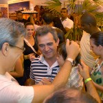 Déda prestigia o PréCaju e recebe lideranças no camarote do Governo - Foto: Marcos Rodrigues/ASN
