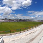 Obras de revitalização do Estádio Presidente Médici estão concluídas  - O zagueiro do Itabaiana Cristiano da Silva