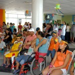 'OncoFolia' anima pacientes com câncer para homenagear o PréCaju  - Fotos: Wellington Barreto