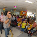 'OncoFolia' anima pacientes com câncer para homenagear o PréCaju  - Fotos: Wellington Barreto