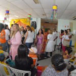 'OncoFolia' anima pacientes com câncer para homenagear o PréCaju  - Fotos: Wellington Barreto