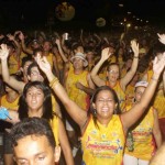 Bloco da Prevenção desfila no PréCaju na noite desta quintafeira - Foto: Fabiana Costa
