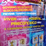 Bloco da Prevenção desfila no PréCaju na noite desta quintafeira - Foto: Fabiana Costa