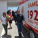 Mônica Sampaio visita unidades para agradecer apoio aos servidores da Saúde - Fotos: Márcio Garcez/SES