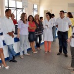 Mônica Sampaio visita unidades para agradecer apoio aos servidores da Saúde - Fotos: Márcio Garcez/SES