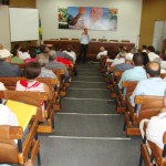Seagri e Emdagro se reúnem para discutir ações de desenvolvimento do meio rural - Secretário José Sobral discursa diante de dirigentes e técnicos da Emdagro / Foto: Ascom/Emdagro