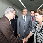 Déda enfatiza seu apoio e apresenta o jurista Carlos Alberto à presidenta  - Foto: Marco Vieira/ASN