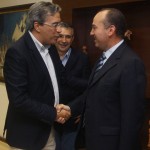 Marcelo Déda recebe visita do vicepresidente nacional do PSC -