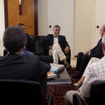 Marcelo Déda recebe visita do vicepresidente nacional do PSC -