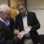 Marcelo Déda recebe visita do vicepresidente nacional do PSC -