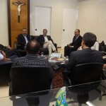 Marcelo Déda recebe visita do vicepresidente nacional do PSC -