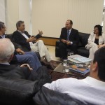 Marcelo Déda recebe visita do vicepresidente nacional do PSC -